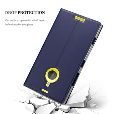 Nokia Lumia 1520 lommebokdeksel etui (blå)