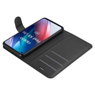 Oppo FIND X3 LITE Deksel Etui Case (Svart)