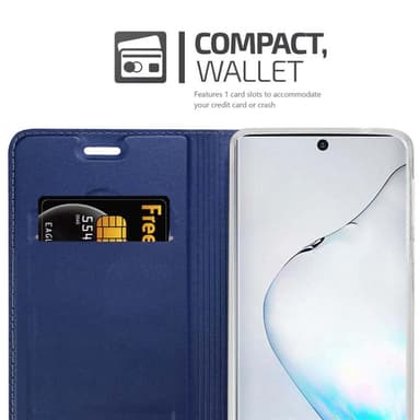 Samsung Galaxy NOTE 10 lommebokdeksel etui (blå)