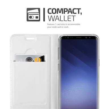Samsung Galaxy S9 lommebokdeksel etui (sølv)