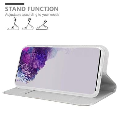 Samsung Galaxy S20 ULTRA lommebokdeksel etui (sølv)