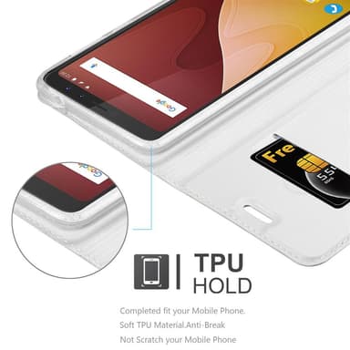 WIKO VIEW PRIME lommebokdeksel etui (sølv)