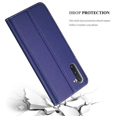 Samsung Galaxy NOTE 10 lommebokdeksel etui (blå)