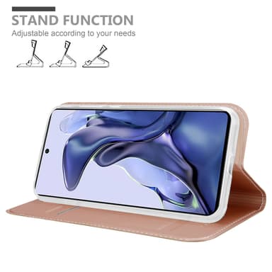 Xiaomi 11T / 11T PRO lommebokdeksel etui (rosa)