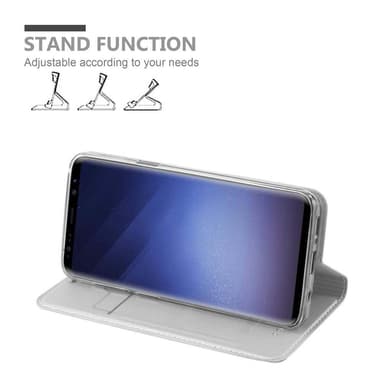 Samsung Galaxy S9 lommebokdeksel etui (sølv)
