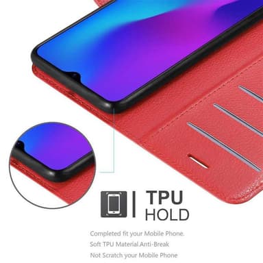 Oppo R17 Deksel Etui Case (rød)