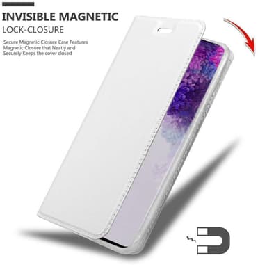 Samsung Galaxy S20 ULTRA lommebokdeksel etui (sølv)