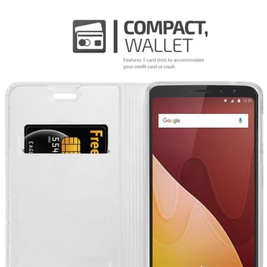 WIKO VIEW PRIME lommebokdeksel etui (sølv)