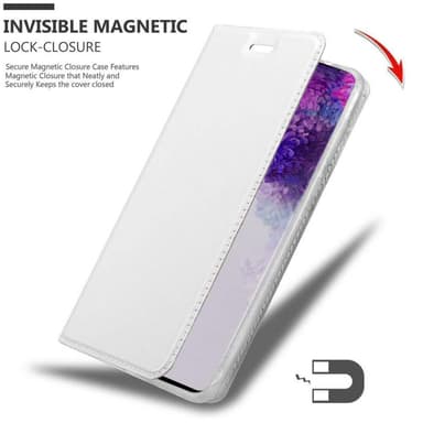 Samsung Galaxy S20 ULTRA lommebokdeksel etui (sølv)
