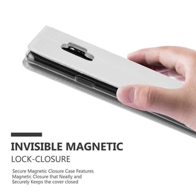 Samsung Galaxy S9 lommebokdeksel etui (sølv)