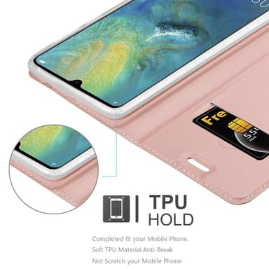 Huawei MATE 20 lommebokdeksel etui (rosa)