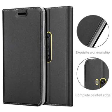 Nokia Lumia 920 lommebokdeksel etui (svart)