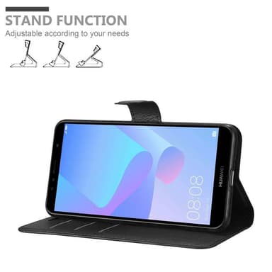 Huawei Y6 PRIME Deksel Etui Case (svart)