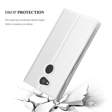 Sony Xperia L2 lommebokdeksel etui (sølv)
