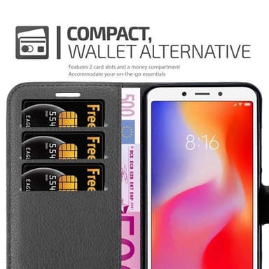 Xiaomi RedMi 6A Deksel Etui Case (svart)