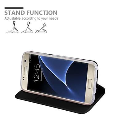 Samsung Galaxy S7 lommebokdeksel etui (svart)