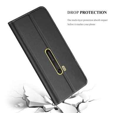 Nokia Lumia 920 lommebokdeksel etui (svart)