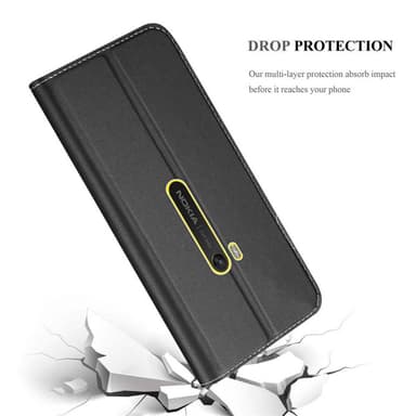 Nokia Lumia 920 lommebokdeksel etui (svart)