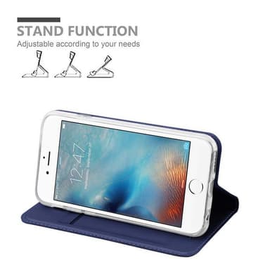 iPhone 6 PLUS / 6S PLUS lommebokdeksel etui (blå)