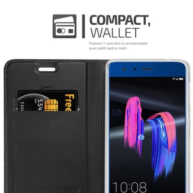 Honor 9 lommebokdeksel etui (svart)