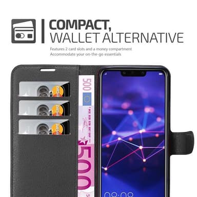Huawei MATE 20 LITE Deksel Etui Case (svart)