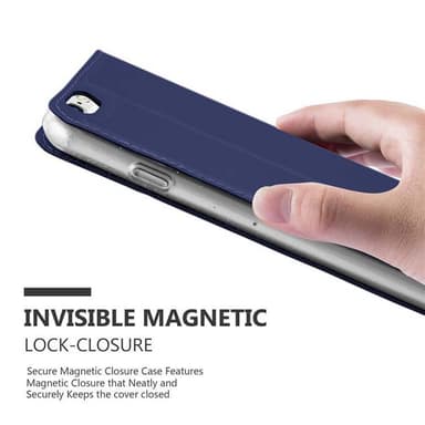 iPhone 6 PLUS / 6S PLUS lommebokdeksel etui (blå)