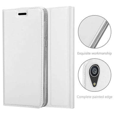 Sony Xperia Z5 PREMIUM lommebokdeksel etui (sølv)