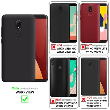 WIKO VIEW lommebokdeksel etui (sølv)