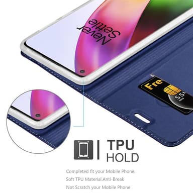 OnePlus 8 lommebokdeksel etui (blå)