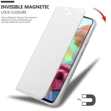 Samsung Galaxy A71 5G lommebokdeksel etui (sølv)