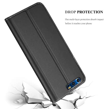 Honor 9 lommebokdeksel etui (svart)