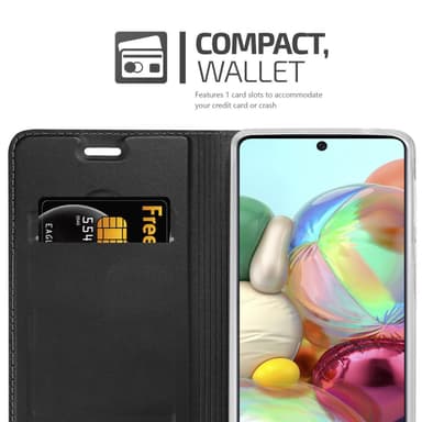 Samsung Galaxy A71 5G lommebokdeksel etui (svart)