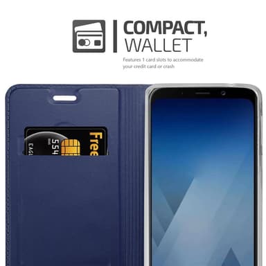 Samsung Galaxy J6 2018 lommebokdeksel etui (blå)