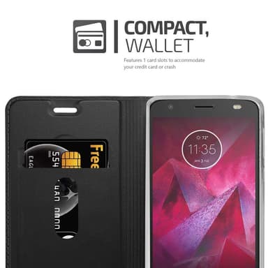 Motorola MOTO Z lommebokdeksel etui (svart)