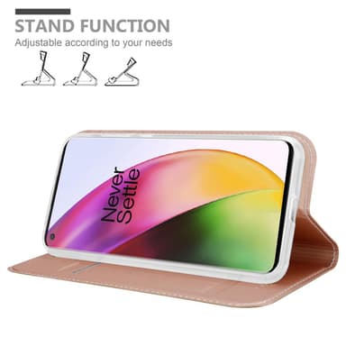 OnePlus 8 lommebokdeksel etui (rosa)