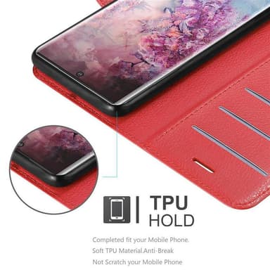 Samsung Galaxy NOTE 10 PLUS Deksel Etui Case (rød)