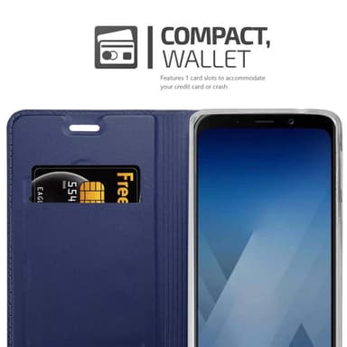 Samsung Galaxy J6 2018 lommebokdeksel etui (blå)