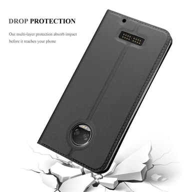 Motorola MOTO Z lommebokdeksel etui (svart)