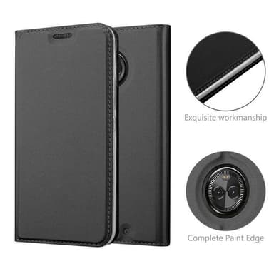 Motorola MOTO X4 lommebokdeksel etui (svart)