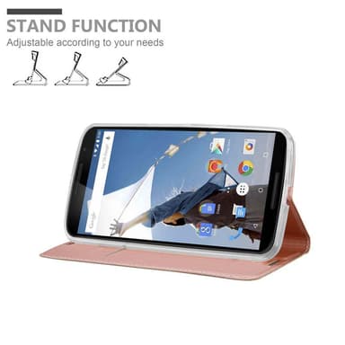 Motorola Google NEXUS 6 lommebokdeksel etui (rosa)