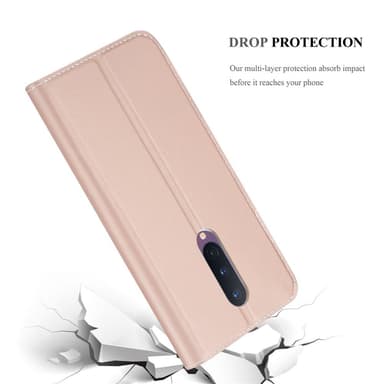OnePlus 8 lommebokdeksel etui (rosa)