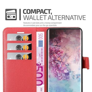 Samsung Galaxy NOTE 10 PLUS Deksel Etui Case (rød)