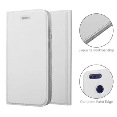Honor 8 / 8 PREMIUM lommebokdeksel etui (sølv)