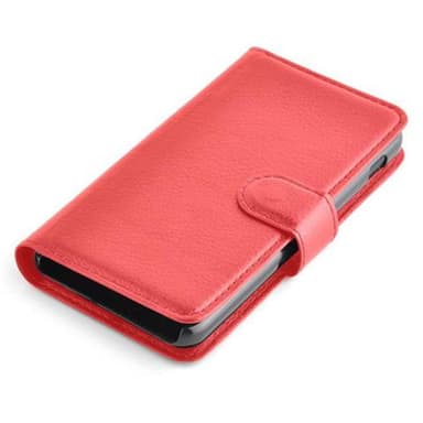 LG OPTIMUS F5 / LUCID 2 Deksel Etui Case (rød)