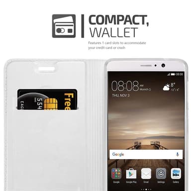 Huawei MATE 9 lommebokdeksel etui (sølv)