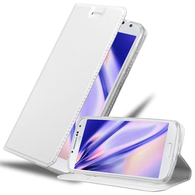 Samsung Galaxy S4 lommebokdeksel etui (sølv)