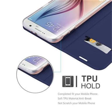 Samsung Galaxy S6 lommebokdeksel etui (blå)