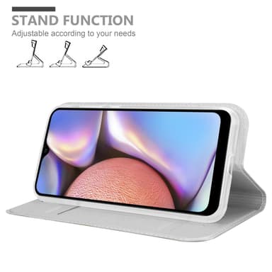 Samsung Galaxy A10s / M01s lommebokdeksel etui (sølv)