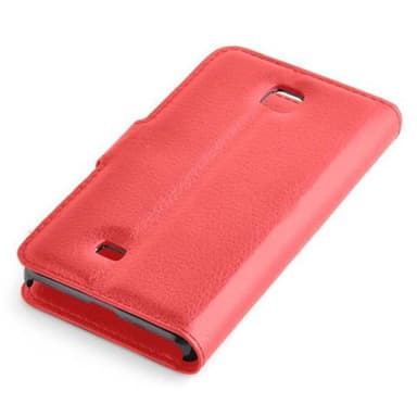 LG OPTIMUS F5 / LUCID 2 Deksel Etui Case (rød)
