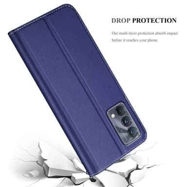 Realme GT Master lommebokdeksel etui (blå)